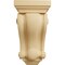 Ekena Millwork 6 1/4"W x 4"D x 12"H Cole Pilaster Wood Corbel, Alder CORW06X04X12COAL - alternate 2